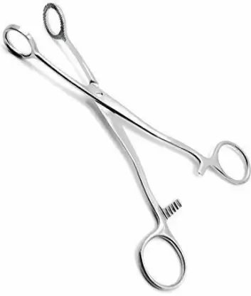 Forgesy Collin Tongue Forceps Stainless Steel 410 Grade Sponge Forceps ...